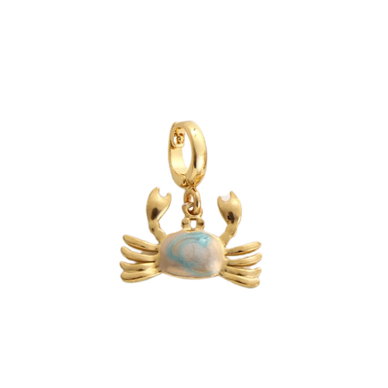 Bikini Mini Charm - Blue Crab
