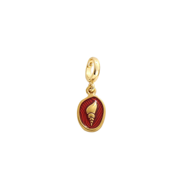 Bikini Mini Charm - Red Conch Medallion