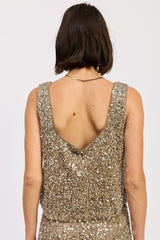 Aveline Sequin Top