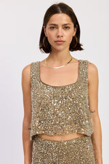 Aveline Sequin Top