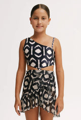 Willow Ikat Girl Skirt