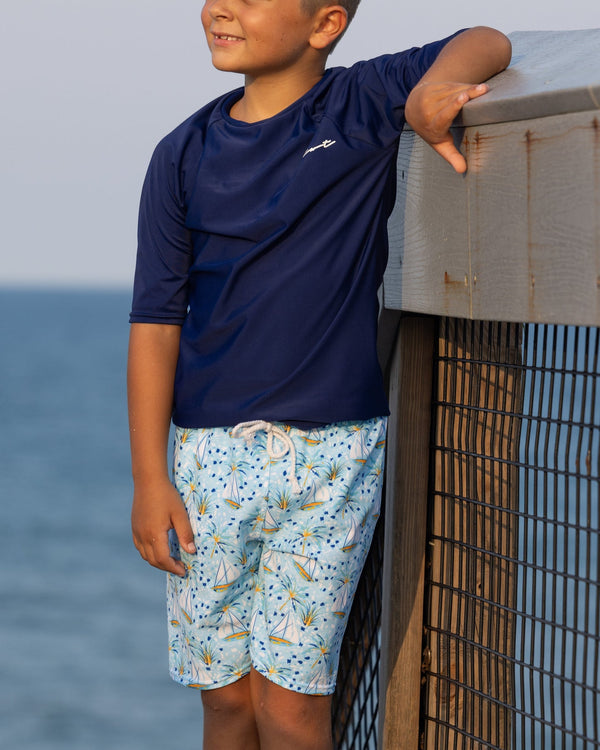 Sailboats Boy Trunks