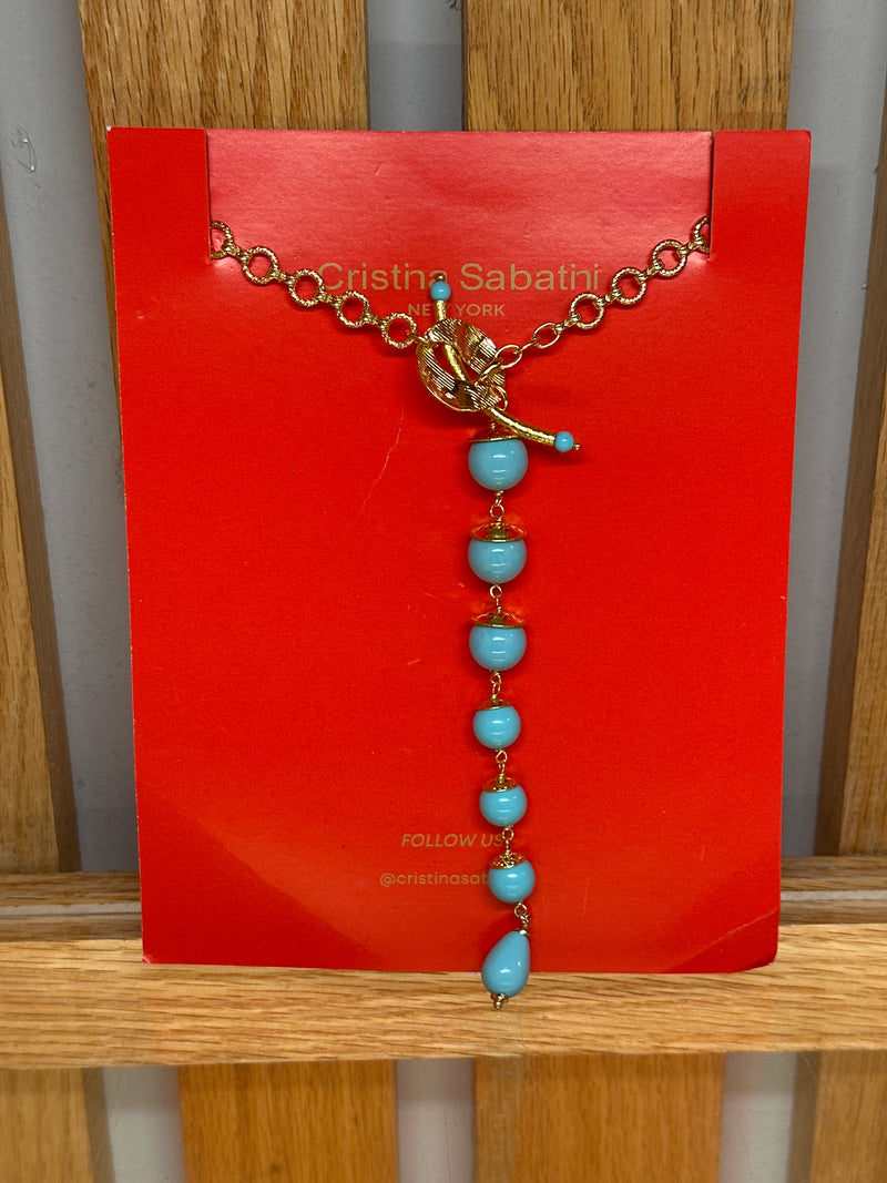Lago Necklace - Turquoise