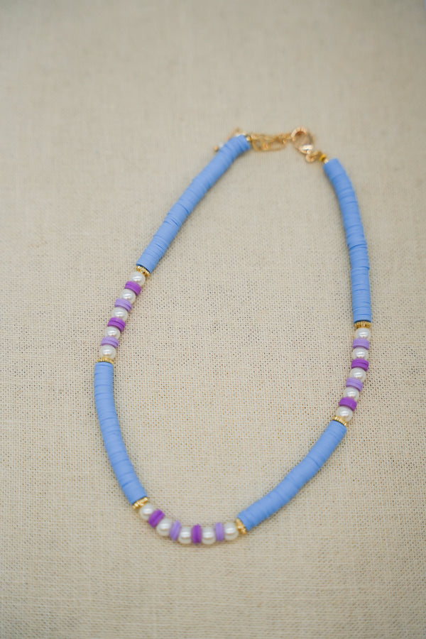 Paulette Necklace - Periwinkle