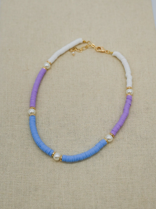 Nili Necklace- Periwinkle/Lilac