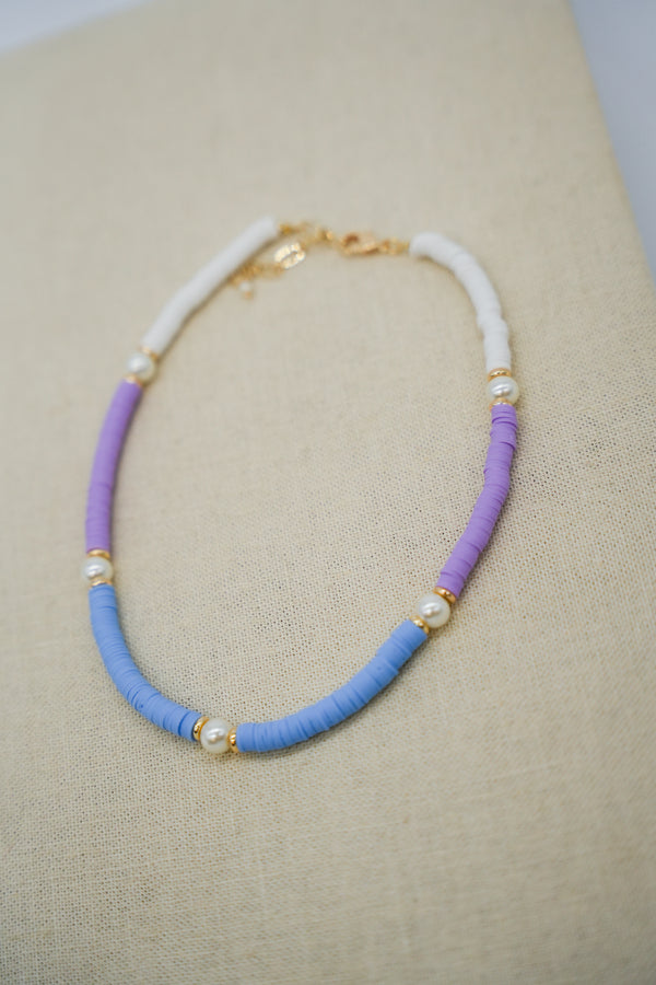 Nili Necklace- Periwinkle/Lilac