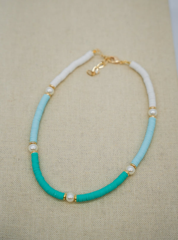 Nili Necklace- Green/Blue