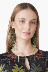Emerald Cascade Earrings