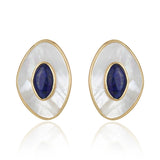 Poet Earrings - Mother of Pearl