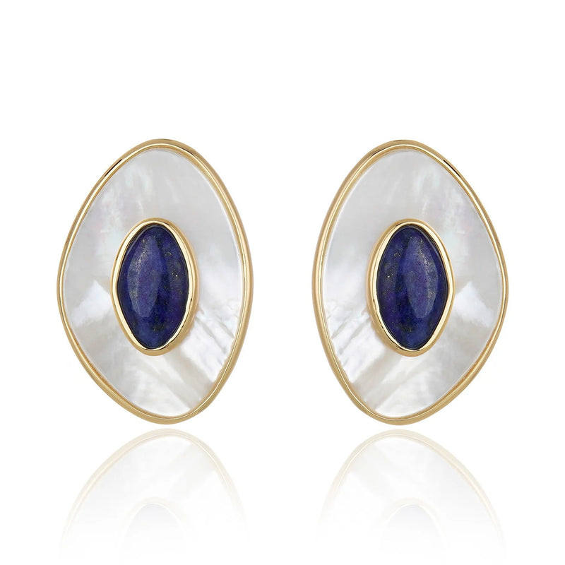 Poet Earrings - Mother of Pearl