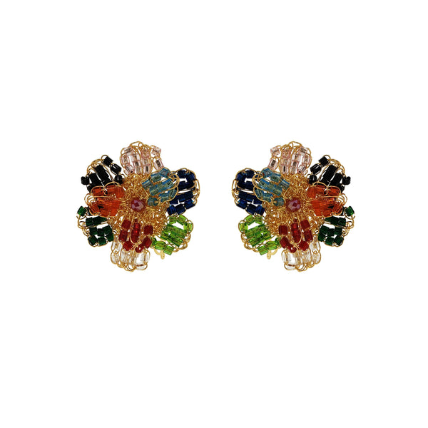 Aster Flower Earrings