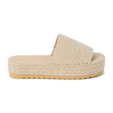 Del Mar Gold Speckle Sandals