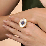 Poet Ring - Mother of Pearl
