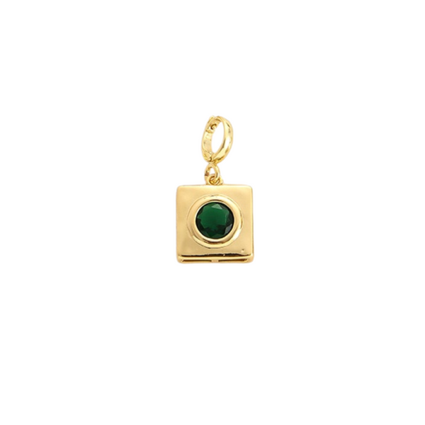 Bikini Mini Charm - Green Square