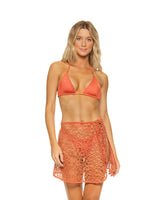 Lattice Mini Skirt
