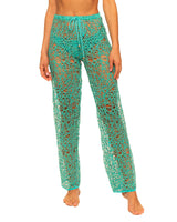 Sea String Aqua Cover-Up Pants