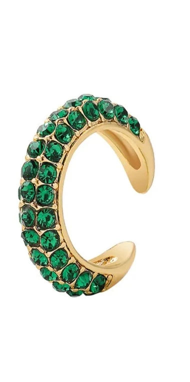 Green Zirconia Ear Cuff