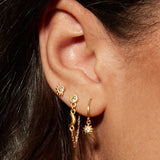 Star and Moon Earrings