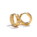 Star Huggie Earrings