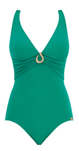 Indira Halter Green One Piece