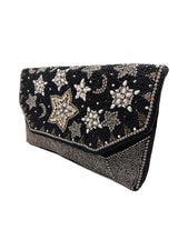 Moon and Stars Beaded Clutch