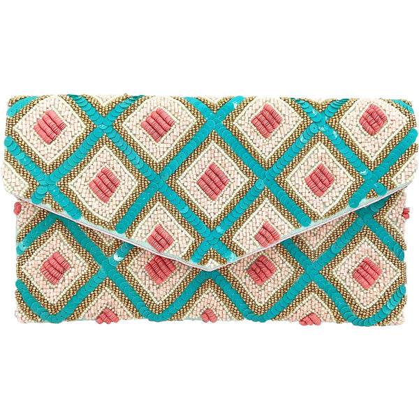 Edianis Beaded Clutch