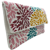 Begonia Beaded Clutch