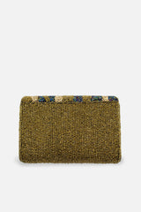 Heather Beaded Clutch