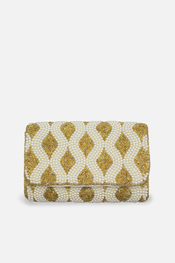 Rosalia Beaded Clutch