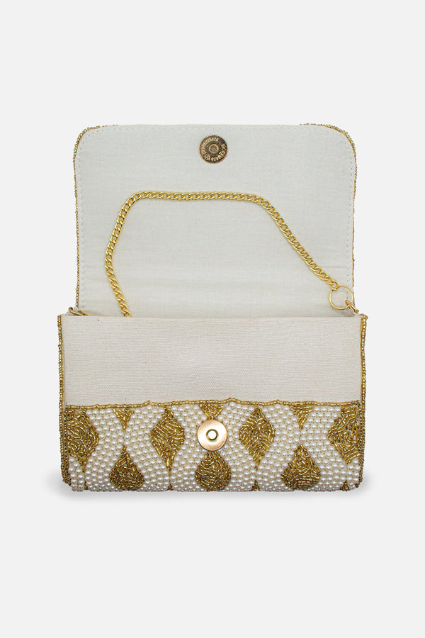 Rosalia Beaded Clutch
