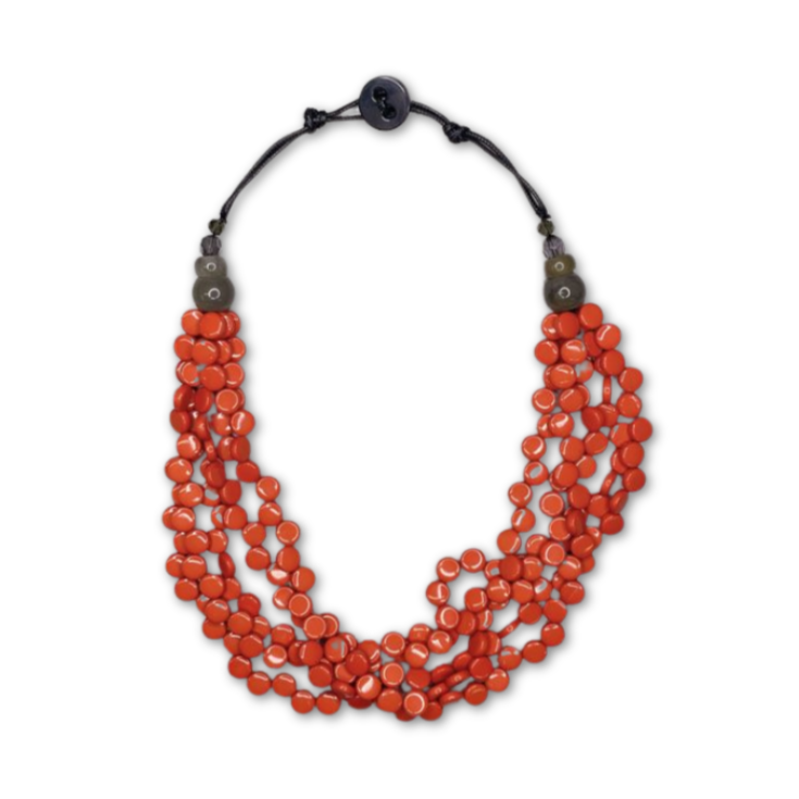 Portofino Necklace - Coral