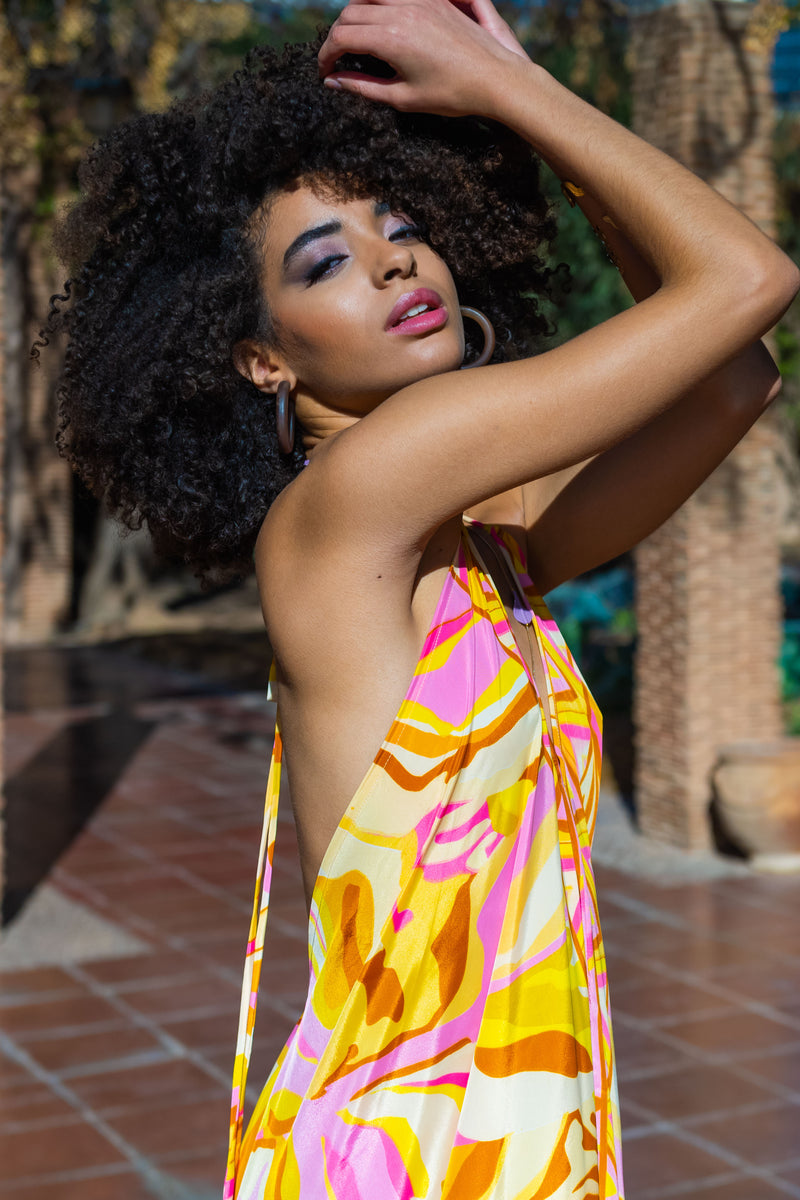 Sunrise Open Back Dress