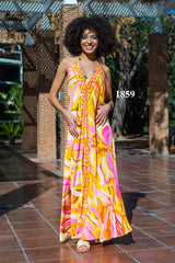 Sunrise Open Back Dress
