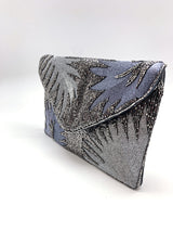 Silver Leaves Clutch