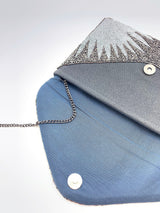 Silver Leaves Clutch