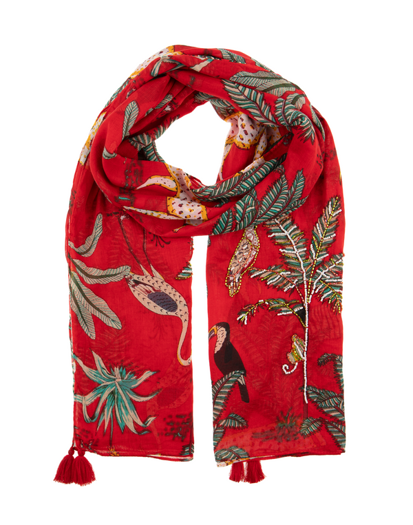 Firenze Scarf - Red