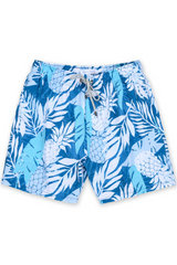 Blue Pineapple Swim Shorts