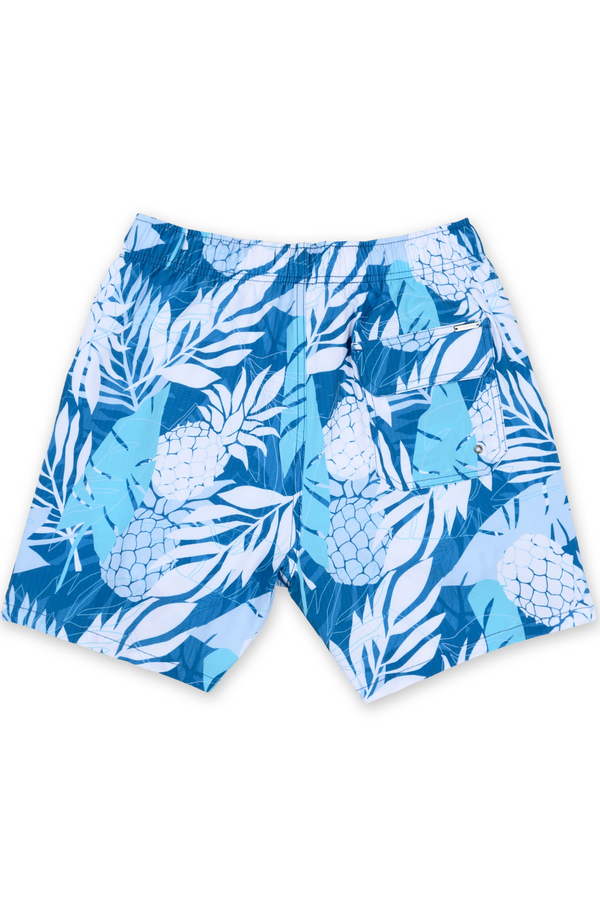 Blue Pineapple Swim Shorts