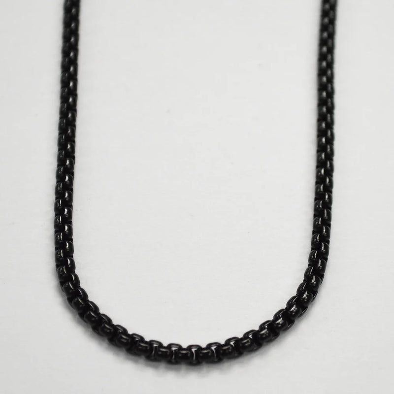 Rolo 2 mm Black Chain Necklace