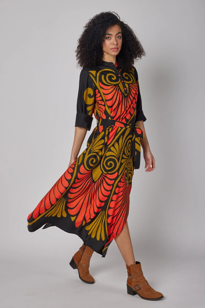 mahina maxi dress Mahina Pink Hibiscus Backless Corset Dress Tie Back Fit & Flare Maxi S 4/6