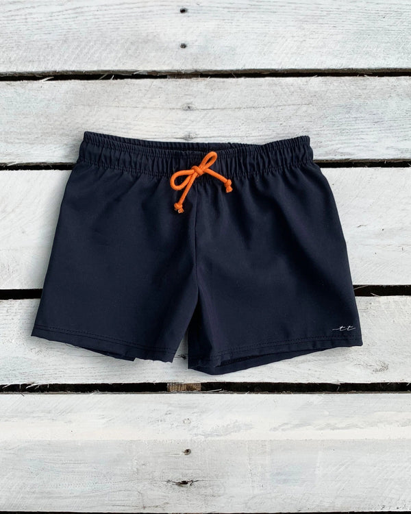 Navy Blue Boy Trunks