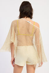 Amirah Mesh Poncho