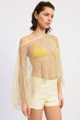 Amirah Mesh Poncho
