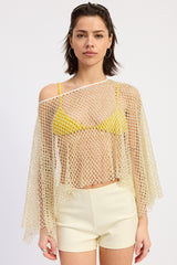 Amirah Mesh Poncho