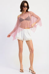 Amirah Mesh Poncho