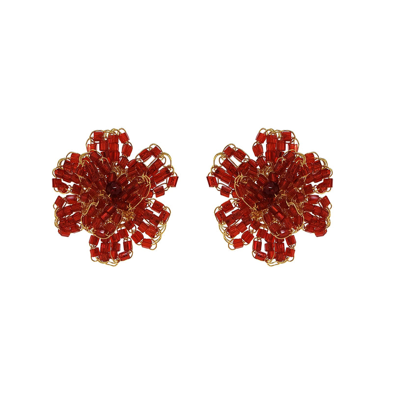 Aster Flower Earrings
