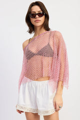 Amirah Mesh Poncho