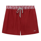Red Arlequin Swim Trunks