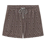Geo Brown Swim Trunks