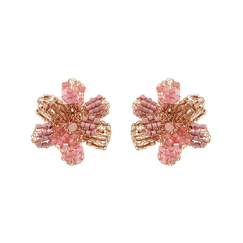 Aster Flower Earrings